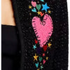 Kerri Rosenthal Heart Patch Boucle Jacket