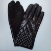 Shiny Quilted Tech Glove