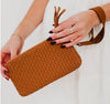 Emma Woven Clutch Wristlet