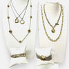 36" Two-Tone Classic Knot Necklace