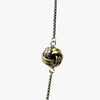 36" Two-Tone Classic Knot Necklace