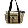 Nylon Quilted Shoulder Tote