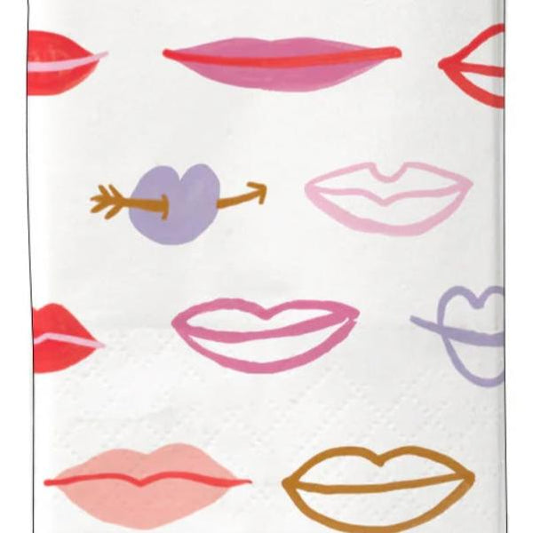 Sealed With A Kiss Lips Pocket Tissues