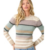 Color Block Striped Sweater