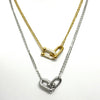 Interlocking Horse Shoe Bit Necklace