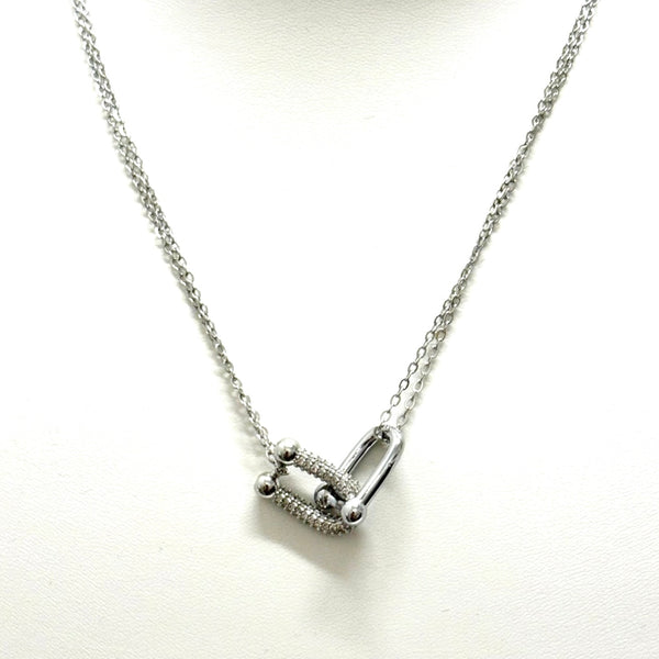 Interlocking Horse Shoe Bit Necklace