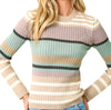 Color Block Striped Sweater