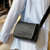 The Perfect Size Leather Woven Handbag