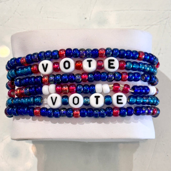 VOTE Beaded Bracelets