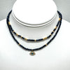 Gold And Lapis Faceted Bead Chokers