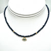 Gold And Lapis Faceted Bead Chokers