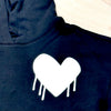 Kerri Rosenthal Boyfriend Drippy Heart Hoodie