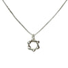 Sterling Silver Star of David Pendant Necklace