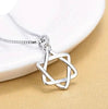 Sterling Silver Star of David Pendant Necklace