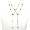 Astra Pave Star Lariat Necklace