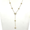 Astra Pave Star Lariat Necklace