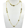 Crystal Teardrop Long Necklace