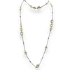 Crystal Teardrop Long Necklace