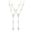 Astra Pave Star Lariat Necklace