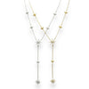 Astra Pave Star Lariat Necklace