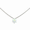 Opal Star of David Necklace