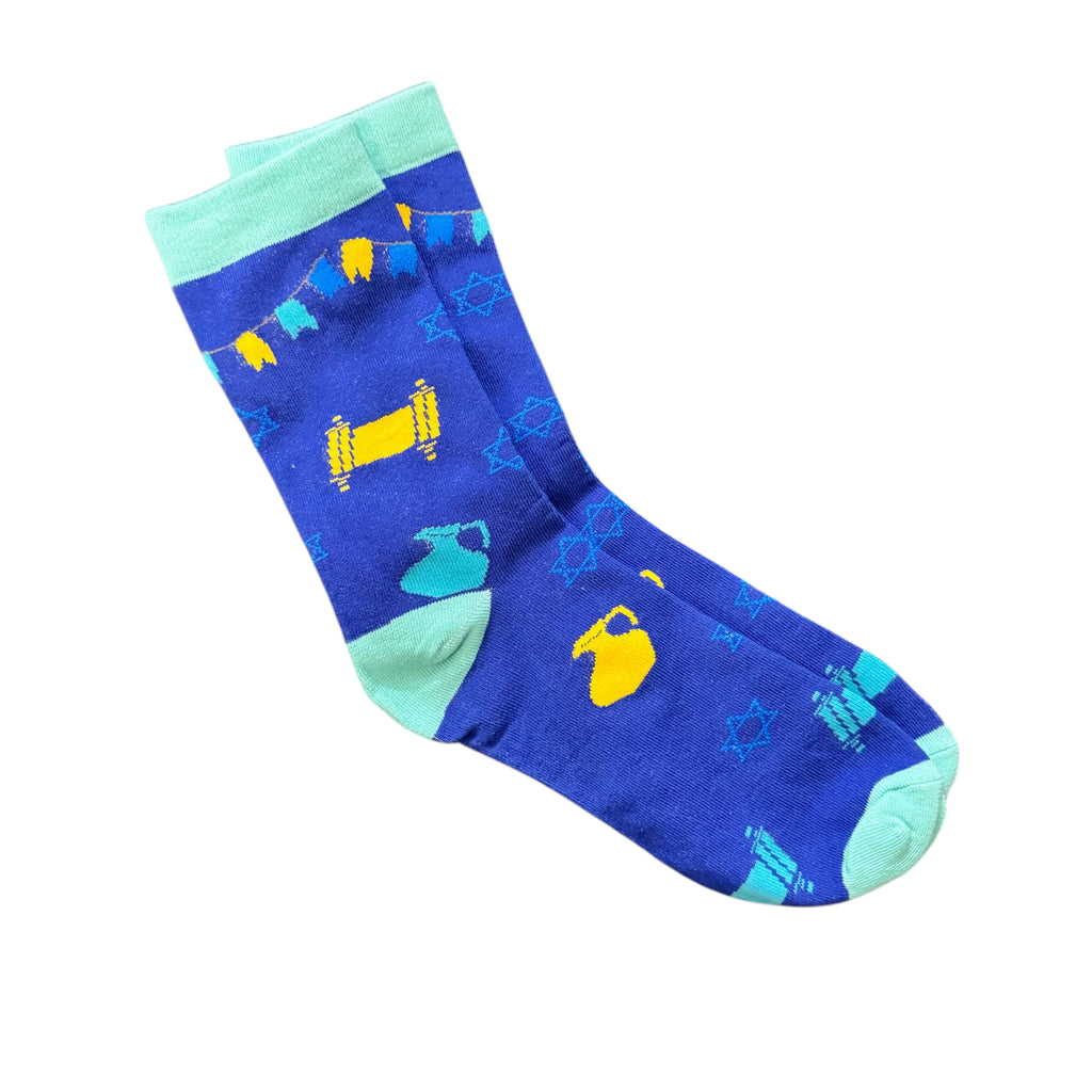 Novelty Hanukkah Knee High Socks