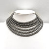 Italian Handmade Six-Strand Cashmere Choker