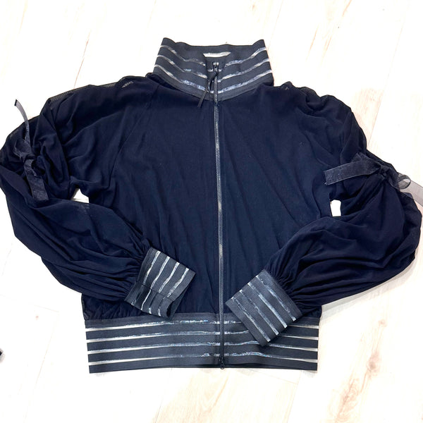 Petit Pois Mesh Bomber Jacket