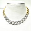 Elegant Pave Curb Chain Thick Necklace