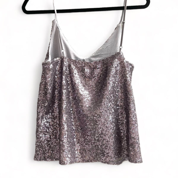 Champagne Colored Glitter Top