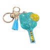 Crystal Pickleball Key Chain