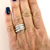 Silver Triple Band Ring