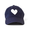 Kerri Rosenthal Embroidered Heart Baseball Hat