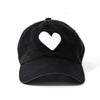 Kerri Rosenthal Embroidered Heart Baseball Hat