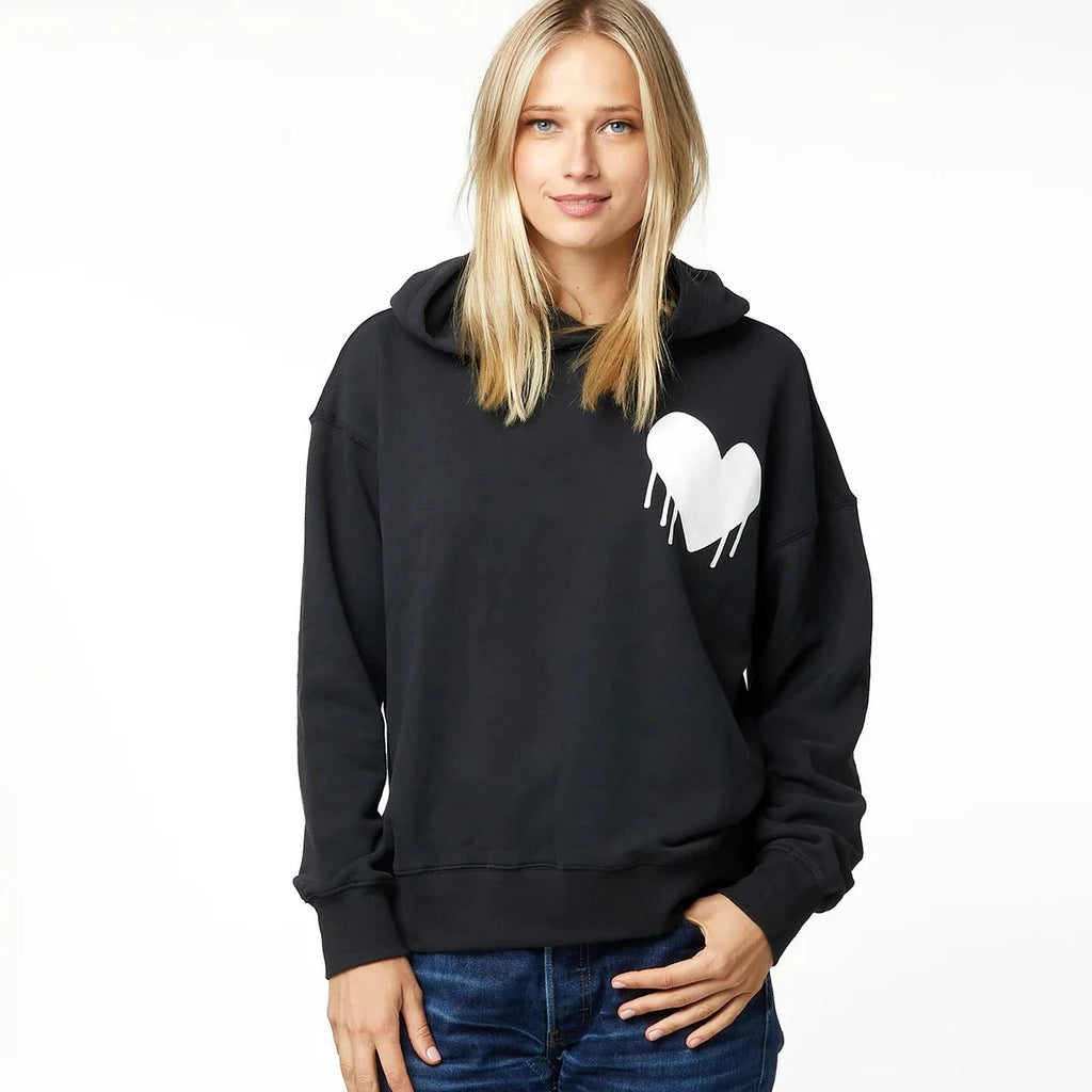 Kerri Rosenthal Boyfriend Drippy Heart Hoodie