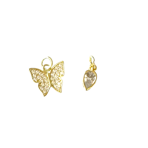 Mini Gold CZ Charms