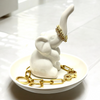 Ceramic Elephant Ring & Jewelry Dish