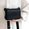 The Perfect Size Leather Woven Handbag