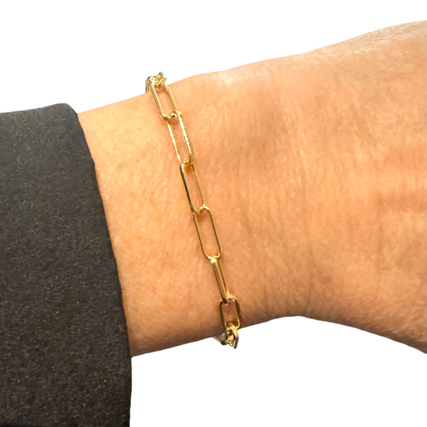 Paperclip Chain Bracelet