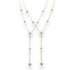 Astra Pave Star Lariat Necklace