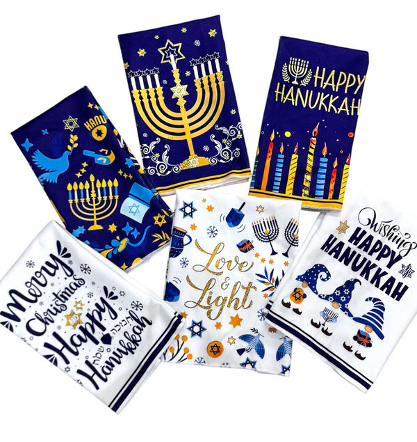 Hanukkah Dish Towels