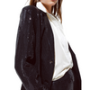 Relaxed Black Sequined Blazer