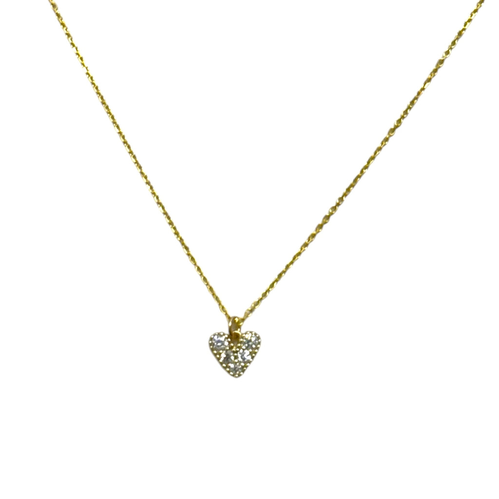 CZ Baby Heart Necklace