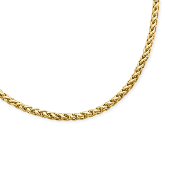 Gold Twisted Chain Necklace