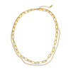 Gold Mixed Chain Necklace