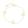 Mother of Pearl Butterfly Bracelet