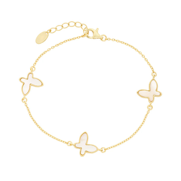 Mother of Pearl Butterfly Bracelet