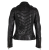 Narin Leather Biker Jacket By Mauritius