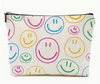 Smiley Face Canvas Pouch