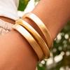 Thin/Wide, Shiny/Matte Hinge Bangle Bracelets